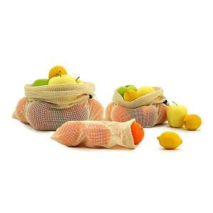 cotton fruit and vegetable mesh bag 