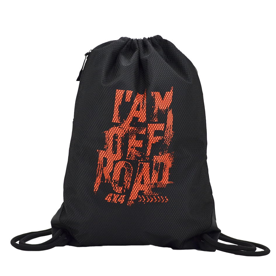 Ployester+Mesh Drawstring Gym Bag