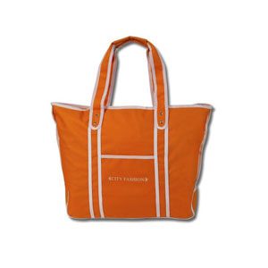 4712  Full lining Beach Bag with Zipper Closure