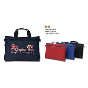 Simple Zippered Document Bag