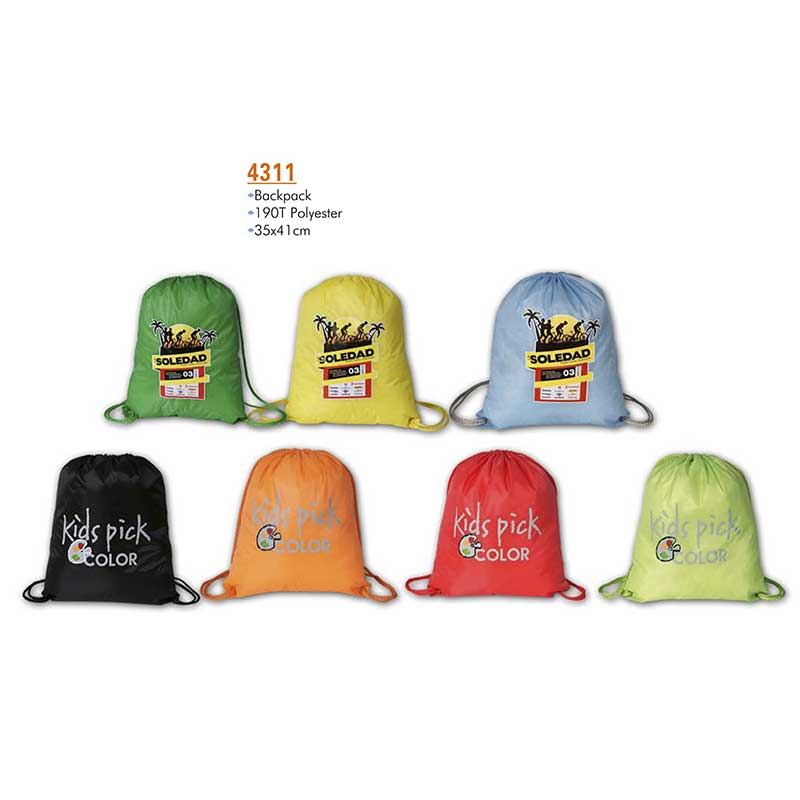 Popular Polyester Drawstring Backpack