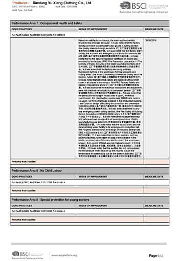 BSCI AUDIT
