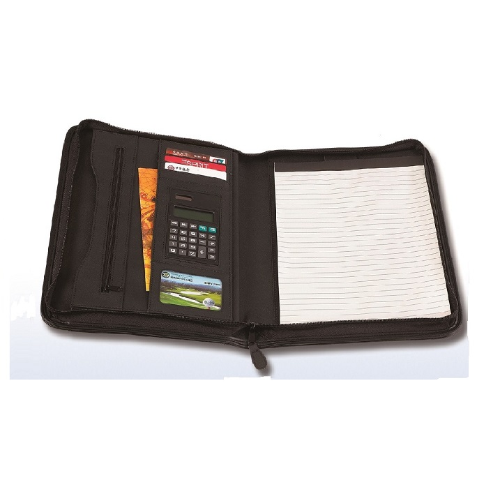 Padfolio with calculator