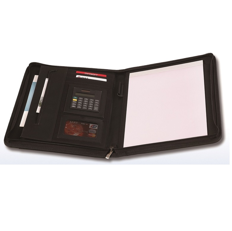 SMART ZIPPERED PORTFOLIO WITH CAL INSIDE