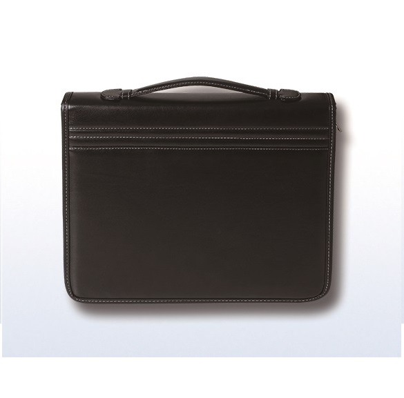 DOCUMENT FOLDER WITH HANDLE AND RING
