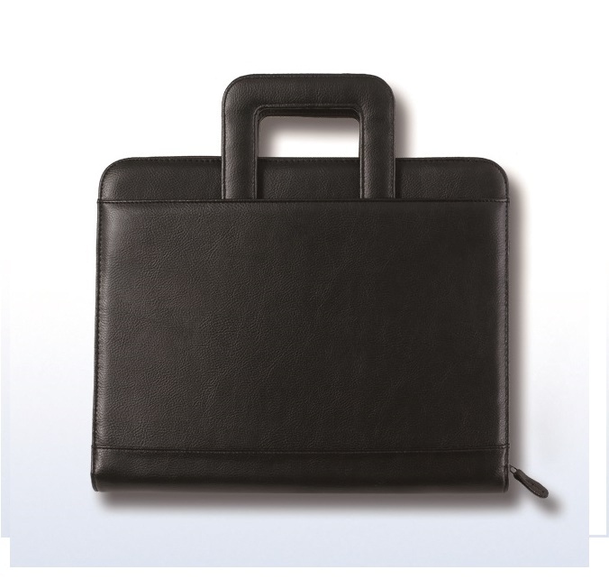   DOCUMENT FOLDER WITH RETRACTABLE HANDLE