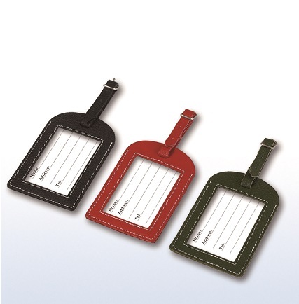  #T710  Leather Luggage Tag