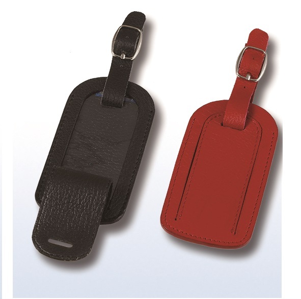  #T730  Small size Leather Luggage Tag